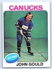 1975-76 Topps #266 John Gould Vancouver Canucks