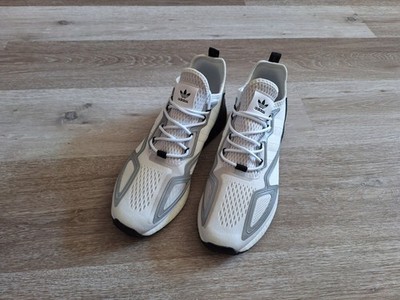 Adidas ZX 2K Boost Cloud White 46 2/3 US12 FZ2945 Gebraucht 