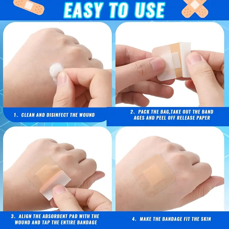 Dot Round Elastic Wound Bandages 200/pk Sterile 22mm Band Home Kit First Aid