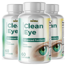 Clean Eye- Eye Support with Lutein- 3 Bottles- 180 Capsules