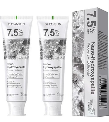 7.5% Nano Hydroxyapatite Toothpaste - 2 x 4.23 Oz