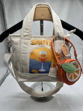 C&C California Aperol Spritz Tote Bag Purse Orange Slice Pouch Beach Vacation