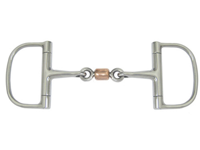 #ad #ad AJ Tack 3 Piece Copper Roller Dee Ring Snaffle Bit $36.99