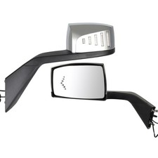 Truck Hood Mirrors Passenger Driver Side Heavy Duty Manual 04-18 for Volvo VNL V
