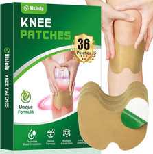 Pain Relief Patches,36 Pcs Knee Pain Relief, Wormwood Relieving 12 Hour Long Las