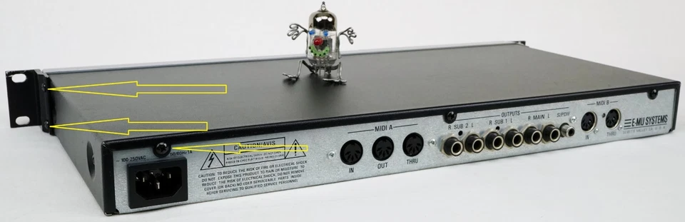 EMU E-MU Original Gehäuse Schrauben Phatt Proteus Virtuoso Xtreme Lead Rack Ears - Bild 4 von 4