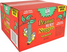 C S Wild Bird Peanut Suet Nuggets Mega Box, 8 Pounds