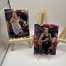 2025 WNBA Select Dianna Taurasi Pink Ice Prizm Courtside Card No 214 & WNBA Logo