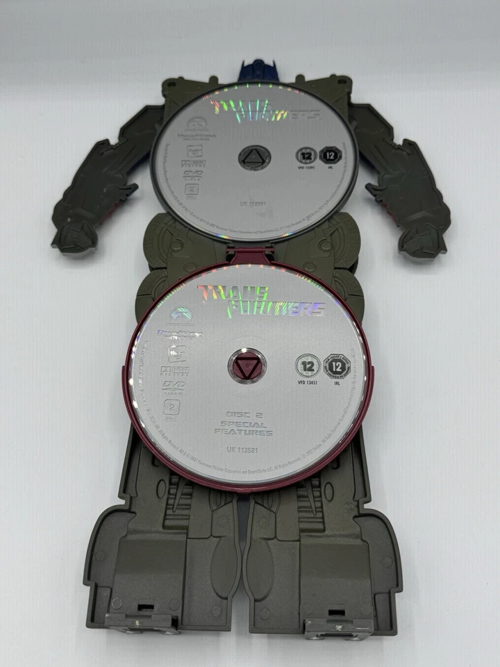 Transformers Special Edition DVD: 2 Disc Set in Optimus Prime Robot Case – Rare! - Image 4 of 4