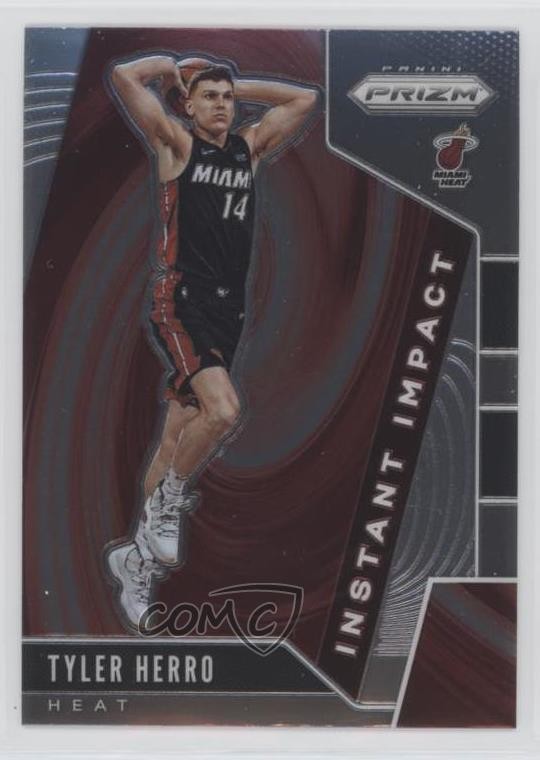 2019-20 Panini Prizm Instant Impact Tyler Herro #1 Rookie RC