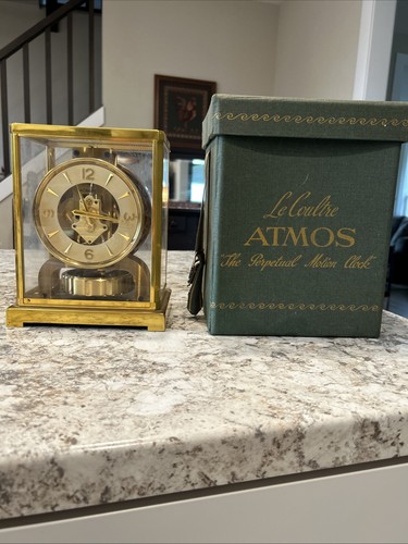 Le Coultre Vintage Atmos Perpetual Motion Clock Original