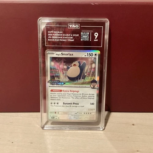 Hop’s Snorlax 184 Staff Promo Graded 9
