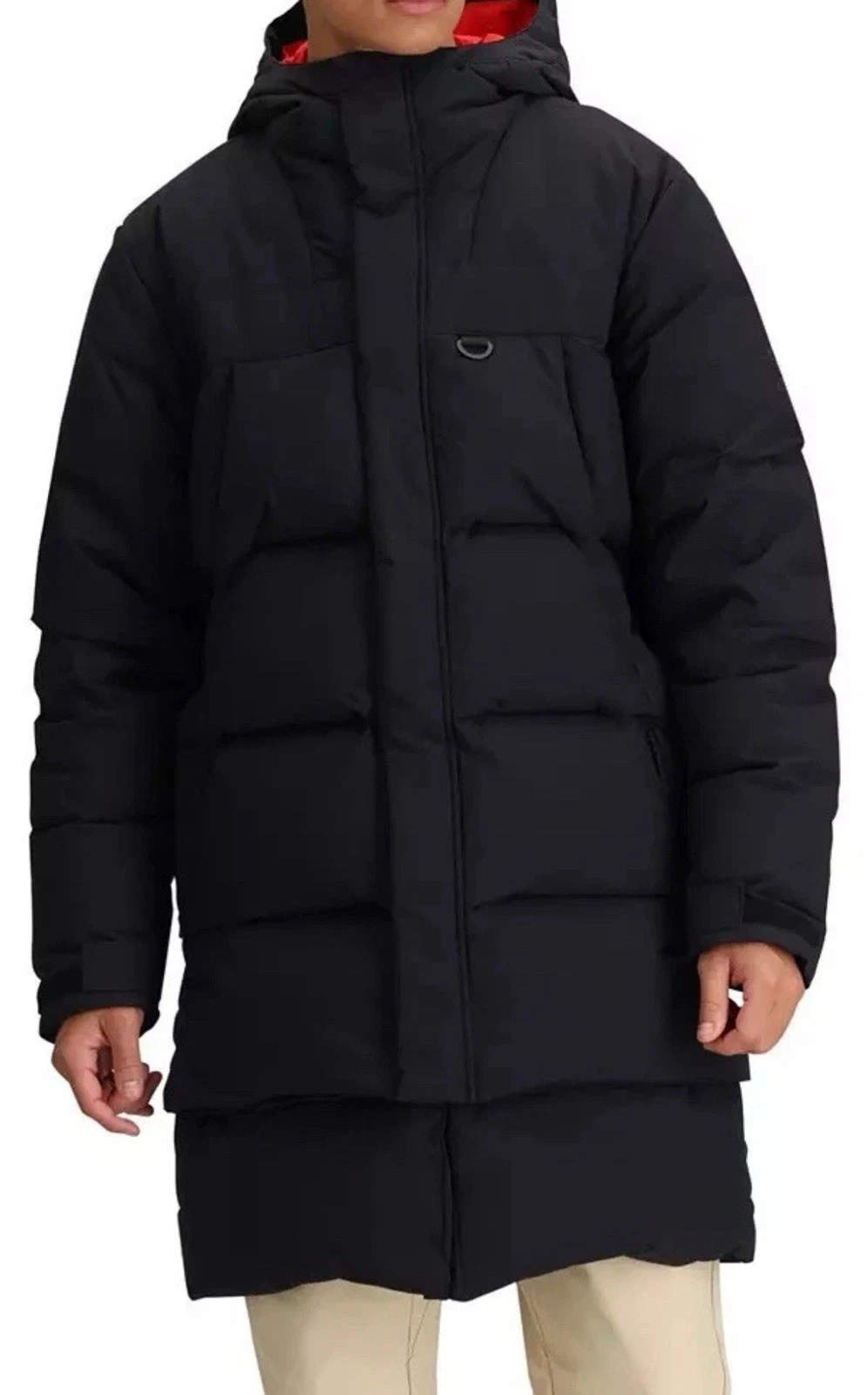 New Men’s Obermeyer Klausey Long Down Parka Waterproof Black MSRP $799 Size XXL