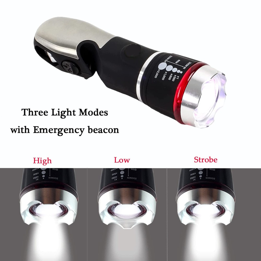 Multi Tool LED Flashlight All In One Tool Light Tactical Torch for Cars Emerg...