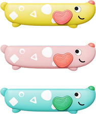 3PCS Harmonica for Kids, Beginners, Toddler Muiscal Instruments Toys, Yellow, Pi
