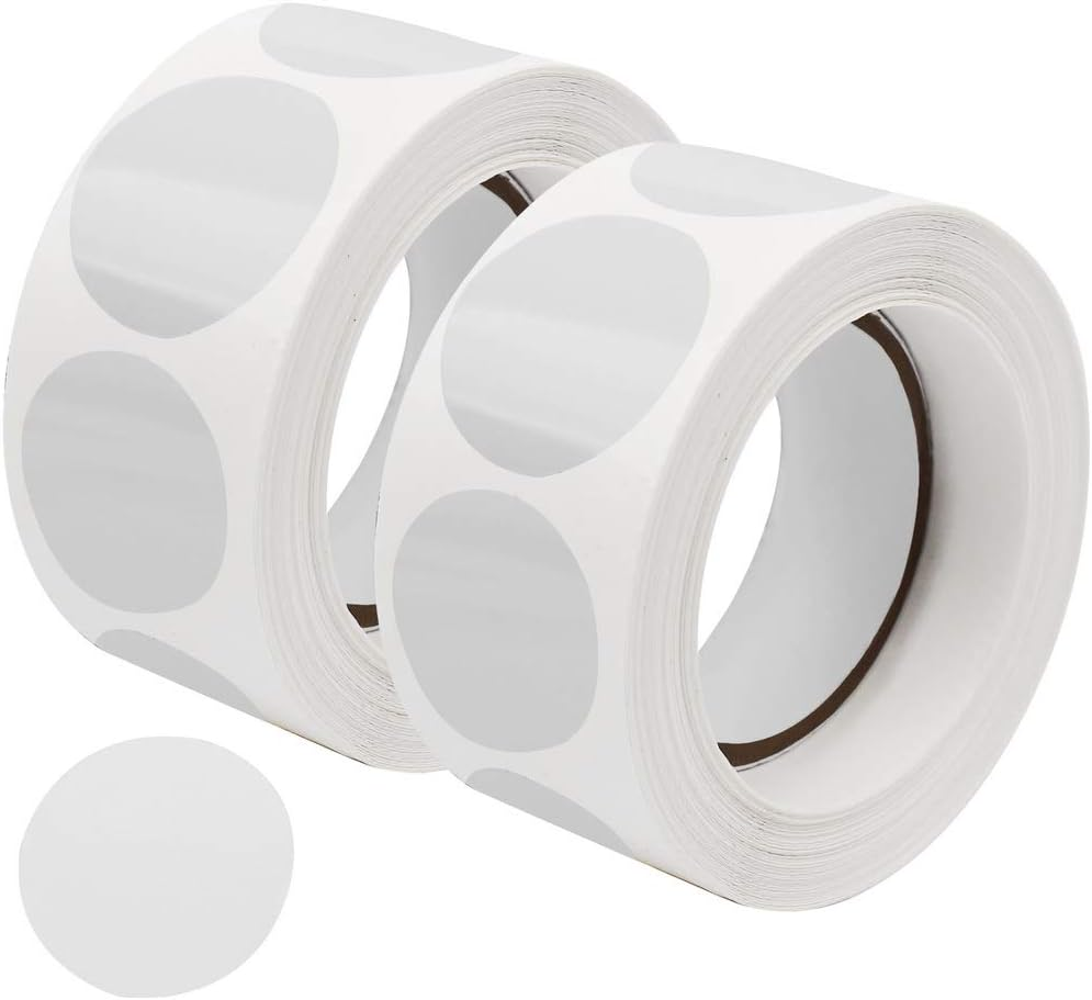 1000 Pieces Retail Seals, 25Mm Self Adhesive Clear Seal Labels for Envelopes