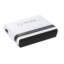 USB Wireless WiFi Print Server with 10/100Mbps LAN/Bridge 480Mbps USB2.0