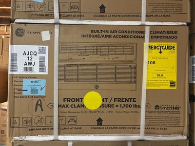 GE AJCQ12AWJ Built In Through The Wall Smart Air Conditioner AC Unit 12000 BTU