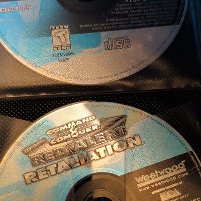 Westwood Studios Command & Conquer Red Alert Retaliation PS1 Strategy NTSC Teen