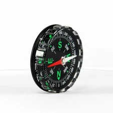 Outdoor Plastic Portable Compass Mini Compass for Camping Hiking Fishing