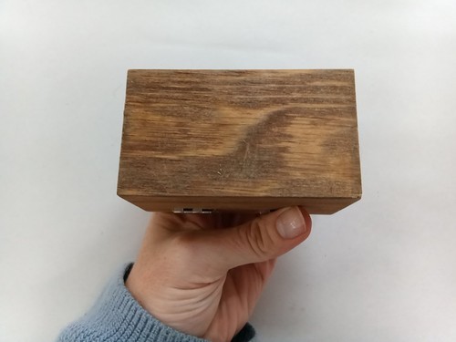 Vintage Wooden Miniature Trinket Box #5 - Picture 9 of 12