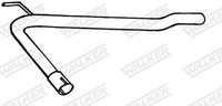 Walker Abgasrohr Mitte (18264) FüR VW Transporter T4 | Abgasanlagenrohr,