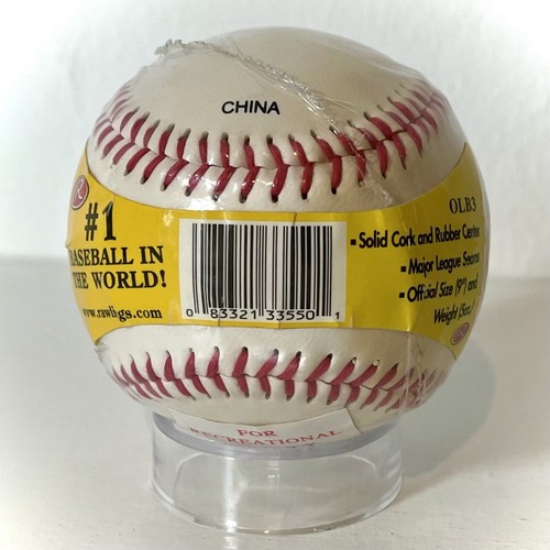 NEW Sealed Rawlings OLB3 Official League Leather Baseball MLB Logo IP Autograph - Picture 2 of 2