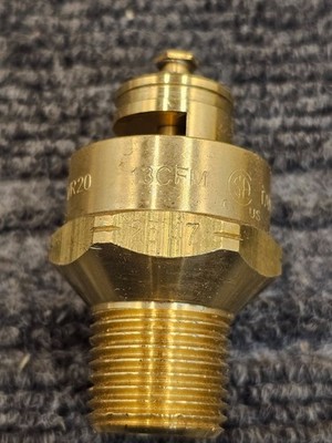 CashAcme Type VR20 13CFM: w/ Dust Cover 3/4'' Vacuum Relief Valve