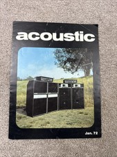 1972 Acoustic Speakers Amplifiers & PA Catalog