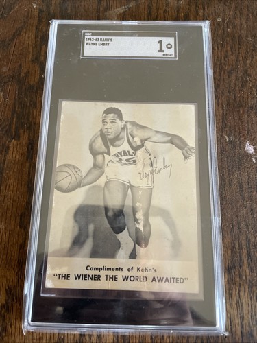 Wayne Embry 1961 Kahn's Wiener - SGC 1 - POP 1 - Only 3 Ever Graded! Royals!! - Picture 2 of 3
