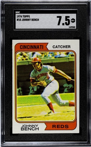 1974 Topps Johnny Bench #10 card