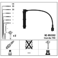 ZüNdleitungssatz FüR MG ZR 1.4 1.8 01 Bis 05 NGK Original Teil