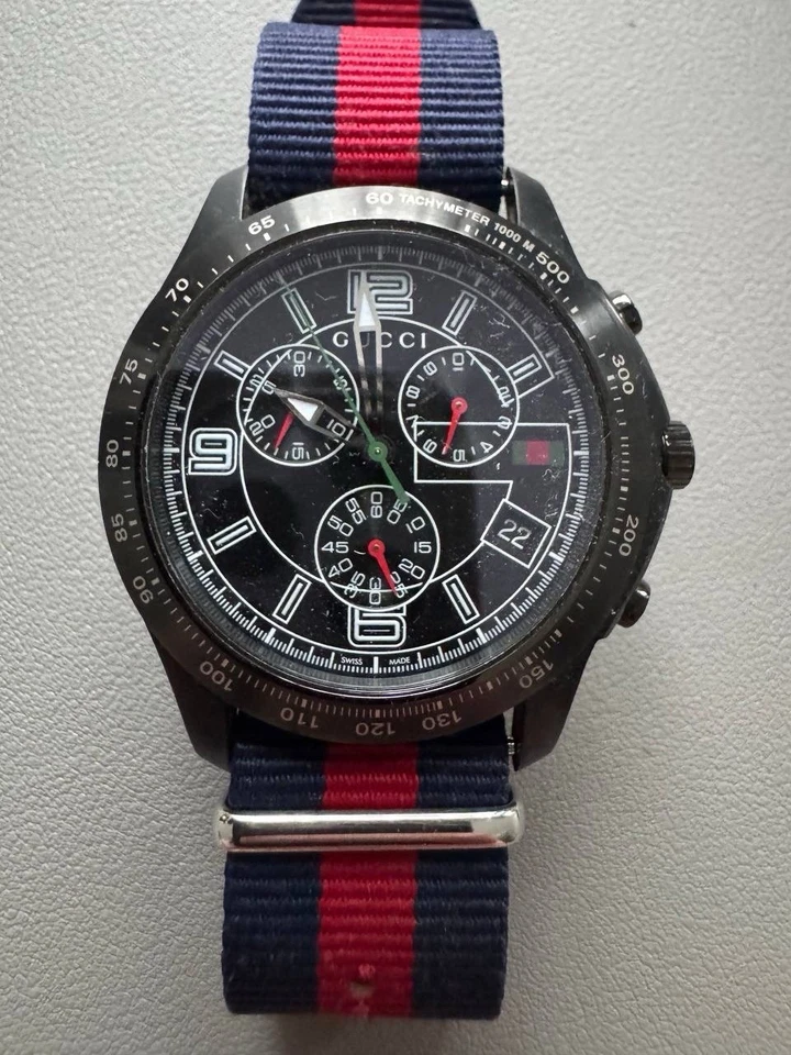 Gucci G-Timeless Chronograph 126,2 Calendar Date PVD NOS Swiss Made - Bild 2 von 4