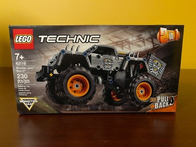 2021 LEGO 2 in 1 Technic 42119 Monster Jam Max-D Pull Back 230 pcs Retired