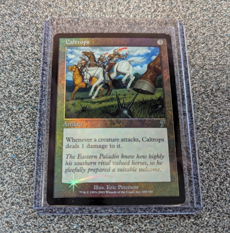 Caltrops 7th Edition Foil  Magic The Gathering LP