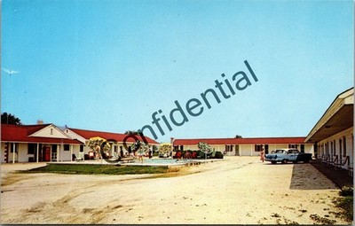 1950s Lykins' Motel At Rio Grande Near Wildwood NJ Jersey Shore S463