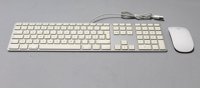 Apple Keyboard Ziffernblock Tastatur USB QWERTZ mit Apple Magic Mouse A1296 3Vdc