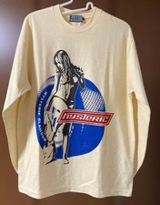 Hysteric Glamour Motor Girl Long Sleeve T-Shirt Yellow M Near Mint