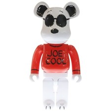 MEDICOM TOY BE@RBRICK JOE COOL 1000% Bearbrick Joe Cool Figur Puppe Weiß/Rot