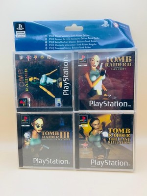 Official PS1 Classic REDUCED Retro video game Tomb Raider set 4 coasters(s)
