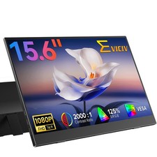 15.6" 125 sRGB 1080P Laptop Monitor Ultra-Slim Display FHD Portable Monitor