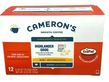 Cameron's Highlander Grog Coffee Keurig K Cups 4.33 oz Camerons