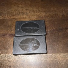 Nintendo DS Game Case Black Plastic Storage Lot Of 2