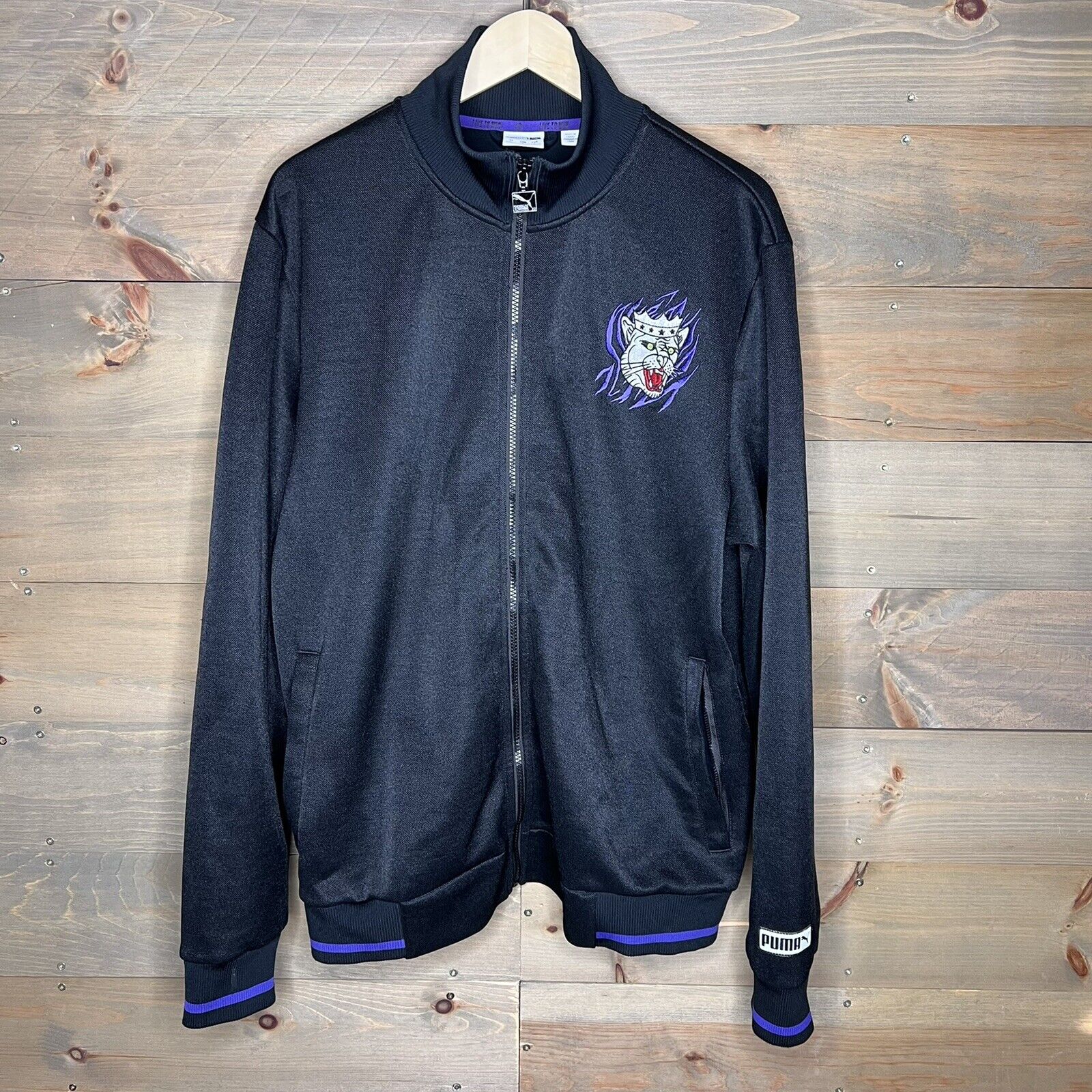 Puma Paul Stanley Kiss SAMPLE T7 Spezial Track Jacket Black 2018 Men's Sz  Large | eBay