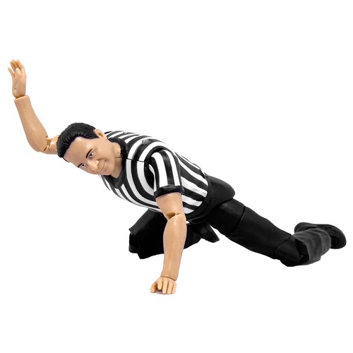 ULTIMATE Talking Wrestling Referee & Ring Announcer Figures for WWE AEW Figures - Picture 6 of 11