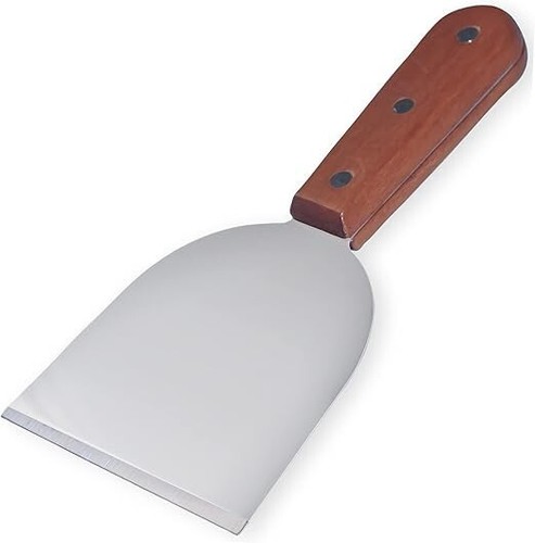 Stainless Steel Slant Grill Griddle Spatula Scraper Diner Flat Straight Blade... - Picture 7 of 17