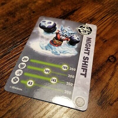 Legendary Night Shift - Skylanders Swap-Force Cards