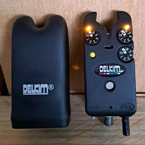 Delkim TXI Plus Bite Alarm YELLOW, YELLOW Radio Bite Alarm Carp Fishing Aland - Picture 1 of 7