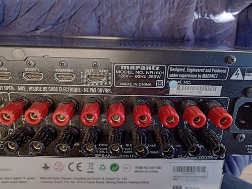 Marantz NR1601 7.1 Chanel AV Surround Amp Receiver - Picture 6 of 9