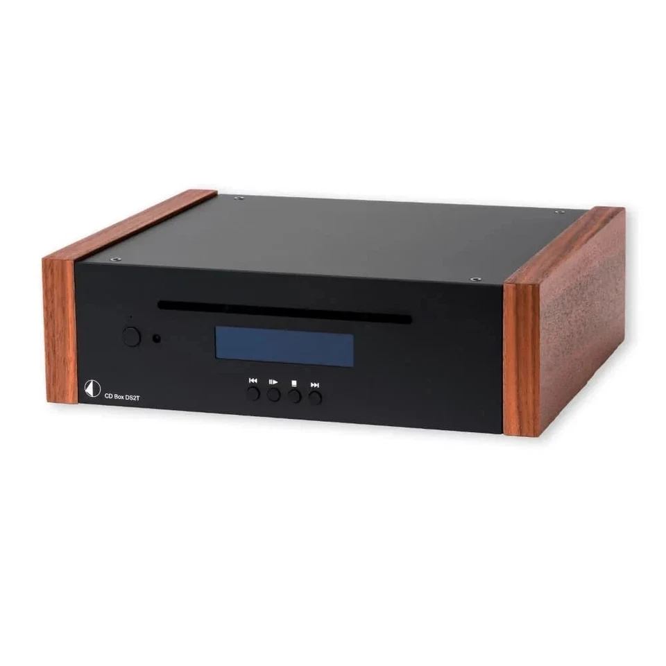 Pro-Ject CD Box DS2 T, CD-Transport, Schwarz, Rosenut, Neu, OVP, Vom Fachhändler